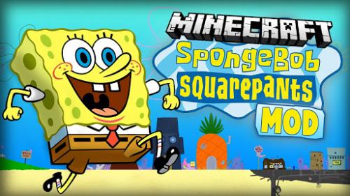 Скачать Мод SpongeBob SquarePants Для Майнкрафт [1.8.9] [1.7.10]