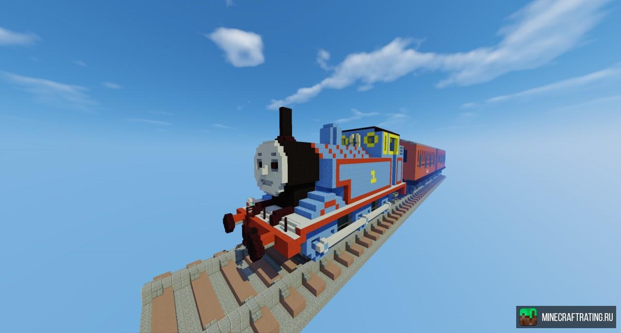 Скачать карту Thomas the Tank Engine для Майнкрафт [1.8.9] [1.8.8] [1.8]  [1.7.10]