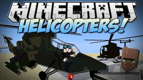 Скачать Мод MC Helicopter Для Майнкрафт [1.7.10] [1.7.2] [1.6.4.