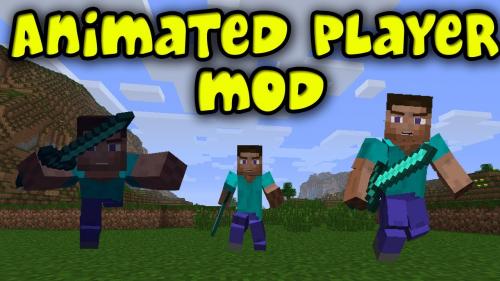 Скачать Мод Animated Player Для Майнкрафт [1.7.10] [1.7.2] [1.6.4.