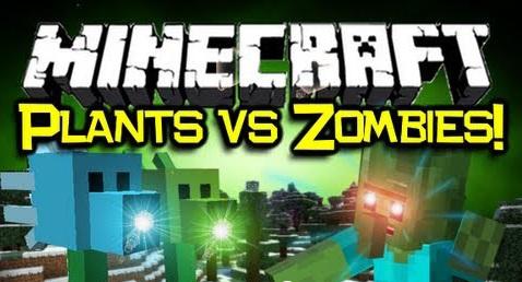 Мод Plant Vs Zombies для Minecraft