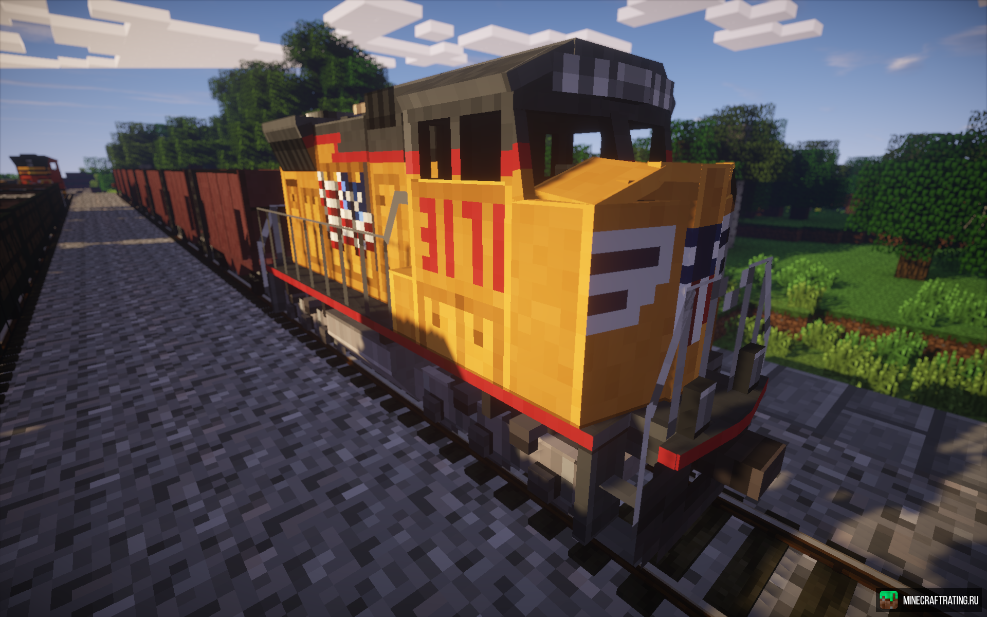 Скачать мод Traincraft для Майнкрафт [1.7.10] [1.6.4] [1.6.2]