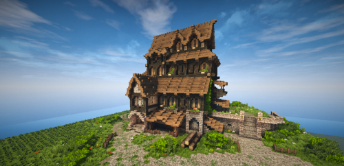 Скачать Карту Medieval House - Skyrim Inspiration Для Майнкрафт.