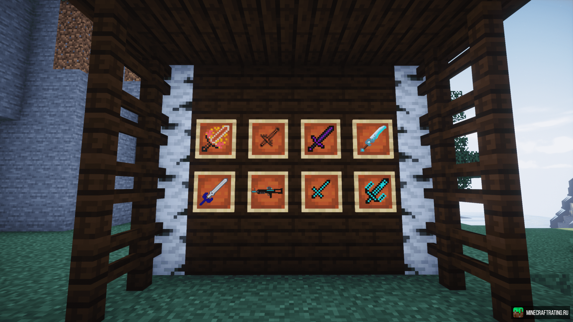 Скачать мод Swords by glesav-glesav для Майнкрафт [1.15.2]