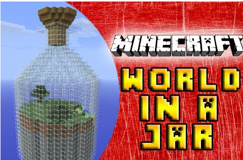 Minecraft jar папка. Бутылка майнкрафт. Выживание в бутылке. Карта World in a Jar. Выживание в бутылке в майнкрафт.