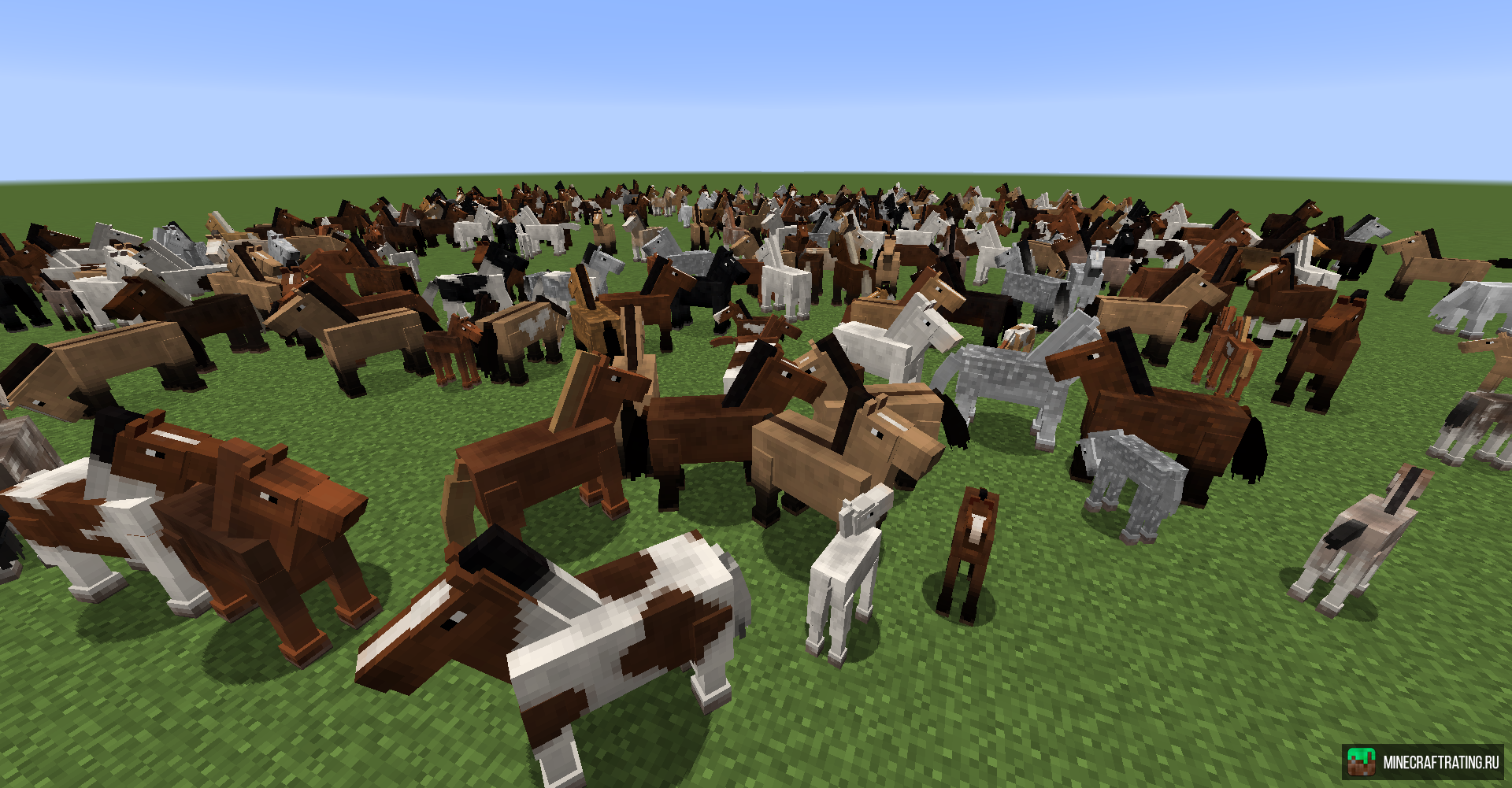 Скачать мод Realistic Horse Genetics для Майнкрафт [1.20.1] [1.19.4]  [1.19.3] [1.19.2]