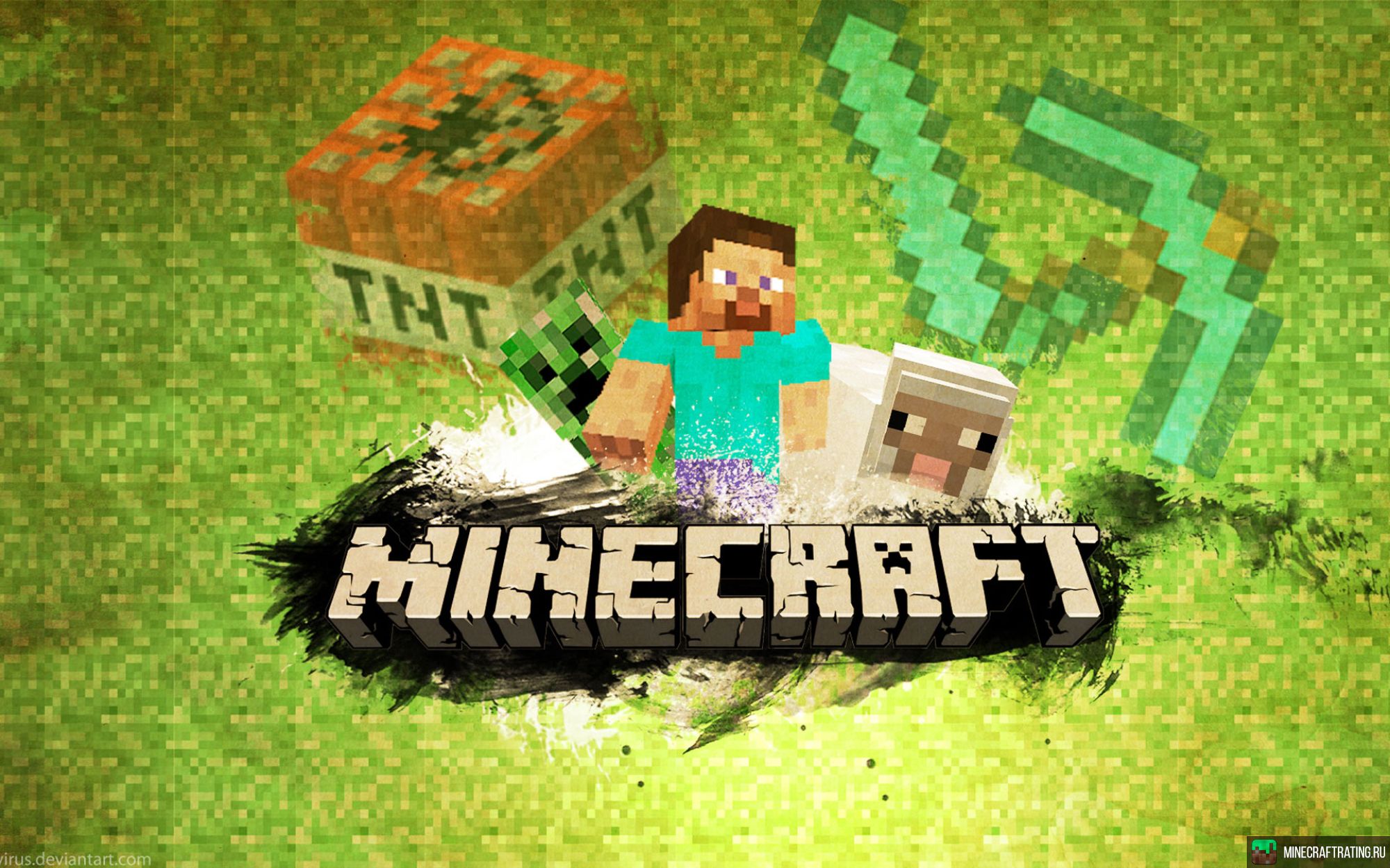 Minecraft обложка