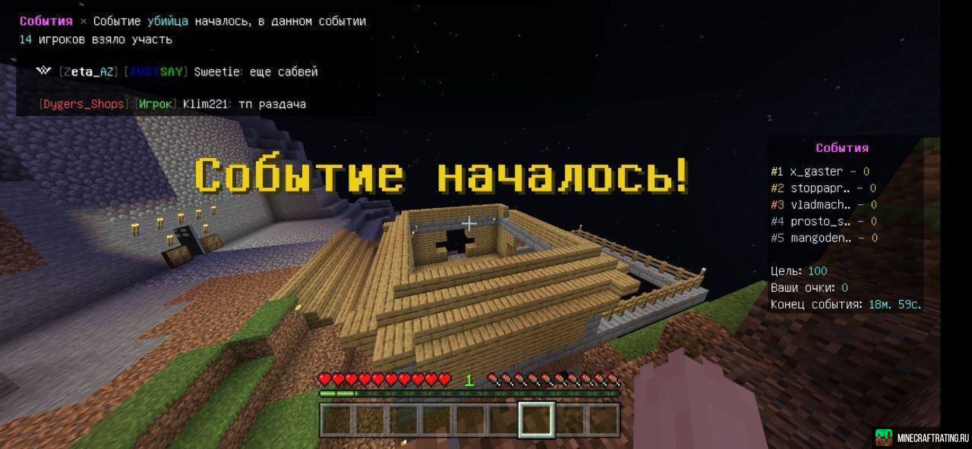 🔥Анархия | Гриф + Оружие сервер Майнкрафт — мониторинг, ip адреса, топ серверов  Minecraft